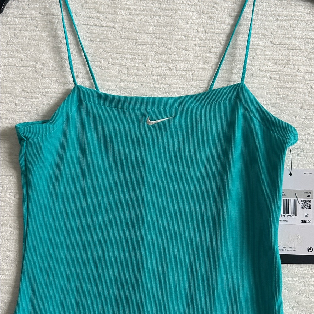 Nike Turquoise Slip Dress NWT - Picture 2 of 3